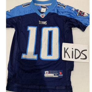 Reebok Vince Young #10 Tennessee Titans Football Jersey Youth Size S